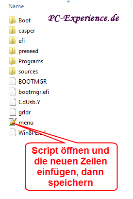 Win Builder Windows 8 Bootmenü bearbeiten
