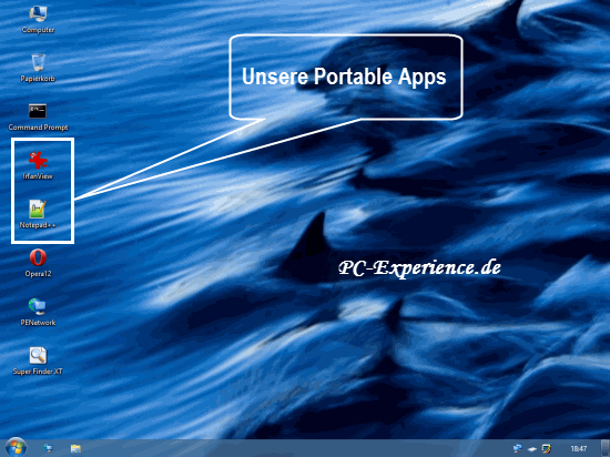 Portable Apps einbinden 1