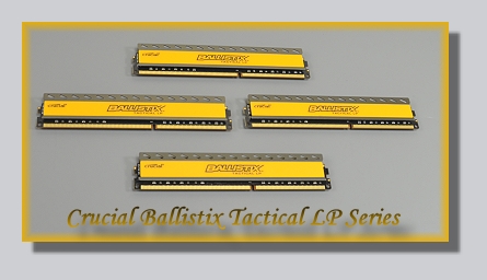 Crucial Ballistix Tactical LP Series DDR3L-1600 32 GB Kit 