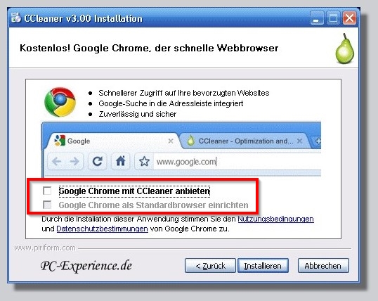 Bloatware verhindern