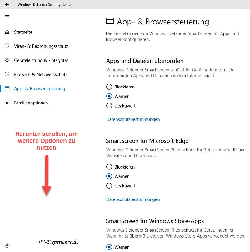 App und Browsersteuerung