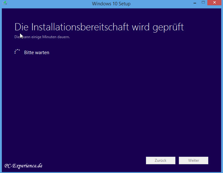 Windows 10 Upgrade mit Medium 6