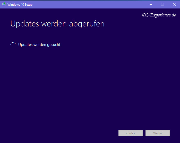 Windows 10 reparieren/aktualisieren