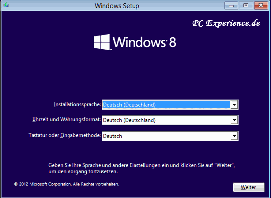 Windows 8 Installation