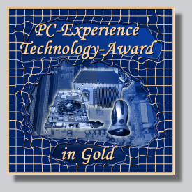 der PC-Experience Award in Gold