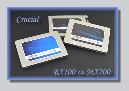 Crucial BX100 vs Crucial MX200 SSD im Test